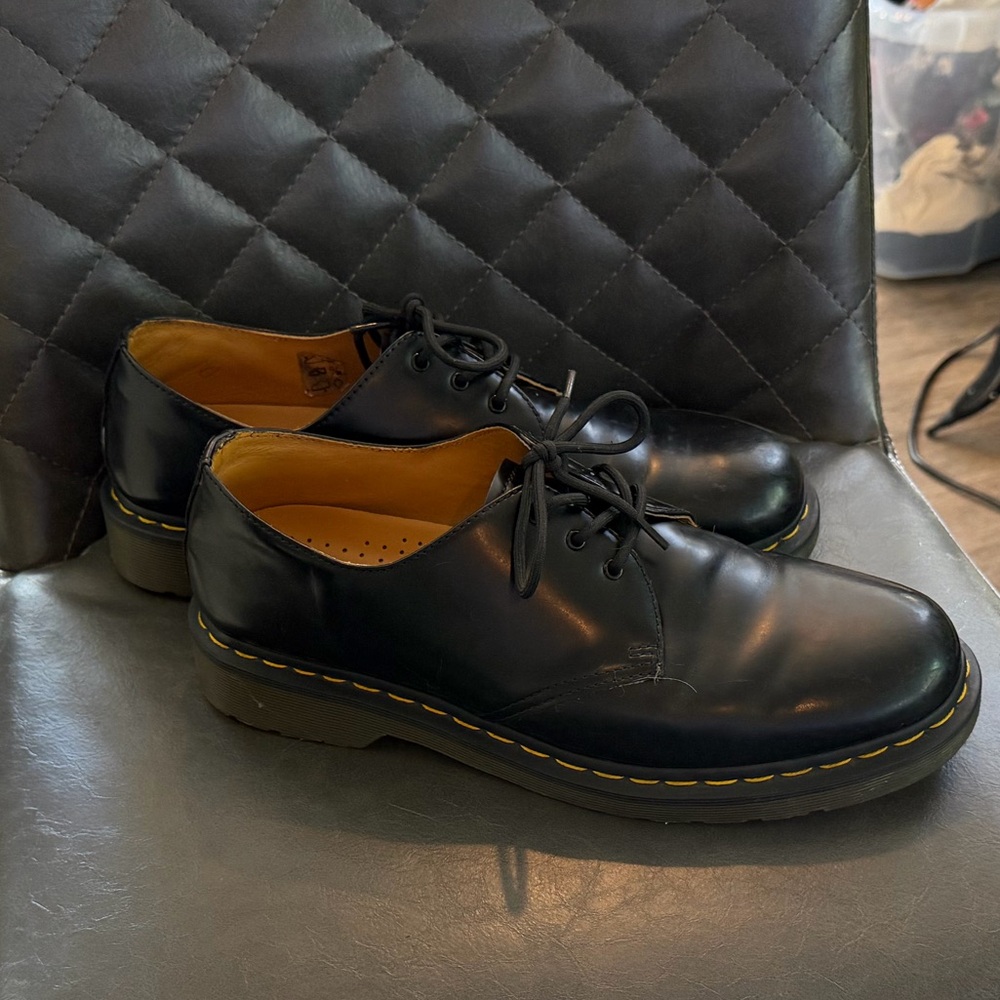 Dr. Martens 1461 Black Smooth Leather Oxford Shoes 3-Eye Men’s Size 11 Low Top